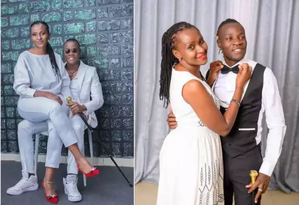 Were you the midwife when I delivered him?" 52-year-old wife of Kenyan gospel singer, Guardian Angel, 33, responds to troll who said she 