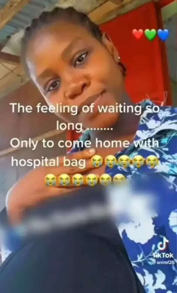 I Came Home With A Hospital Bag – Lady In Pains As She Loses Baby After Birth (Video)