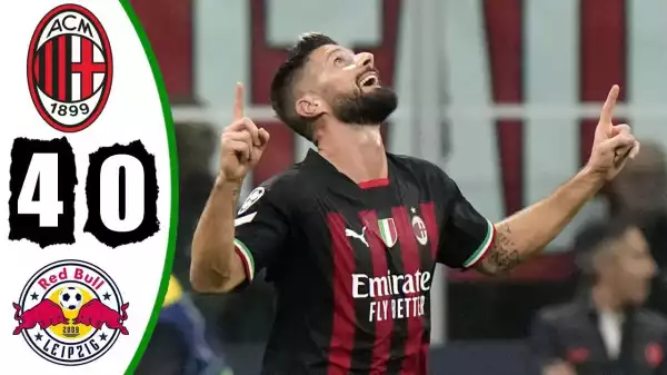 AC Milan vs Salzburg 4 - 0 (Champions League 2022 Goals & Highlights)
