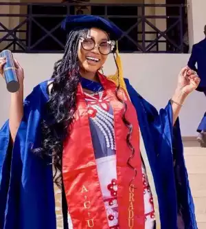 Started Well, Finished Successfully - Actress Jumoke Odetola Celebrates As She Bags Masters Degree