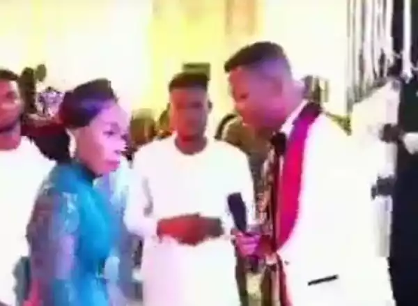 The Moment Pastor Edu Udechukwu Asked For DJ To Be Replaced For Playing Secular Music At His Wedding (Video)