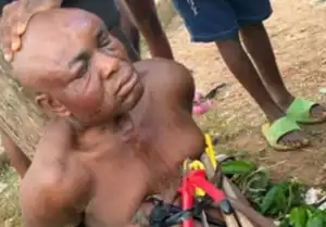 Suspected Serial Burglar Beaten To Pulp In Ondo