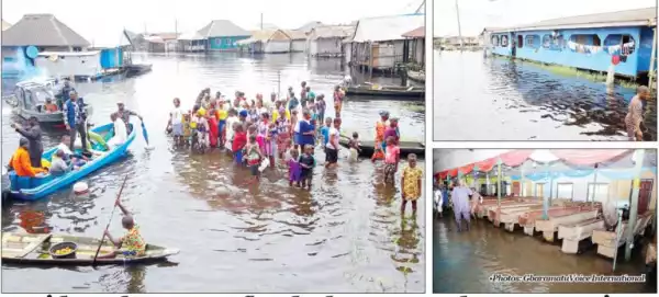 Residents lament as flood takes over Delta community