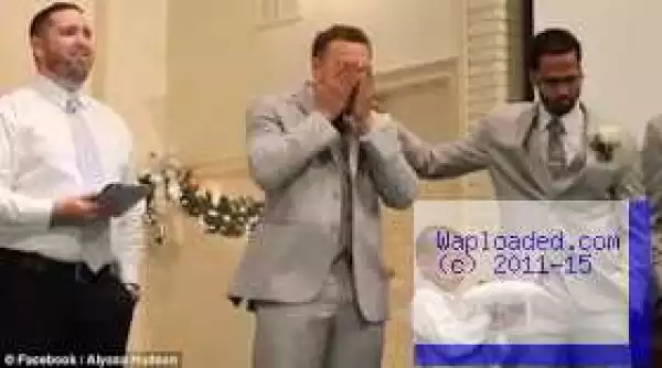 Footage of Man Crying Uncontrollably at his Church Wedding has Gone Viral