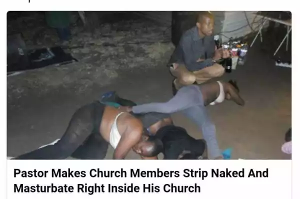 Pastor Makes Church Members Str@1ip Na!k3d And Ma!sturb8 Right Inside His Church