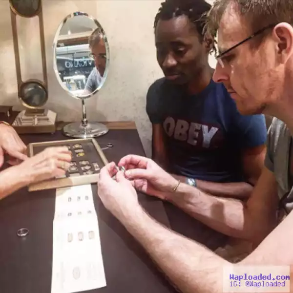 Photos: Gay Activist, Bisi Alimi And His Partner Shop For Wedding Rings